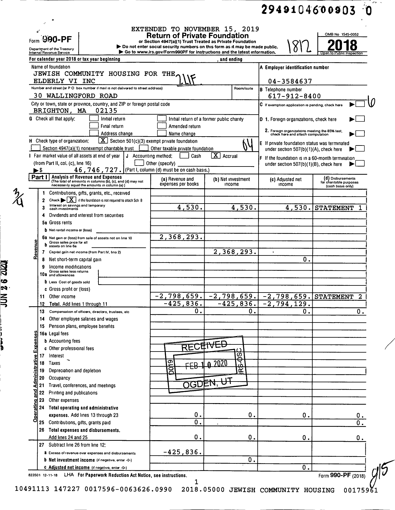 Image of first page of 2018 Form 990PR for 2life Partners