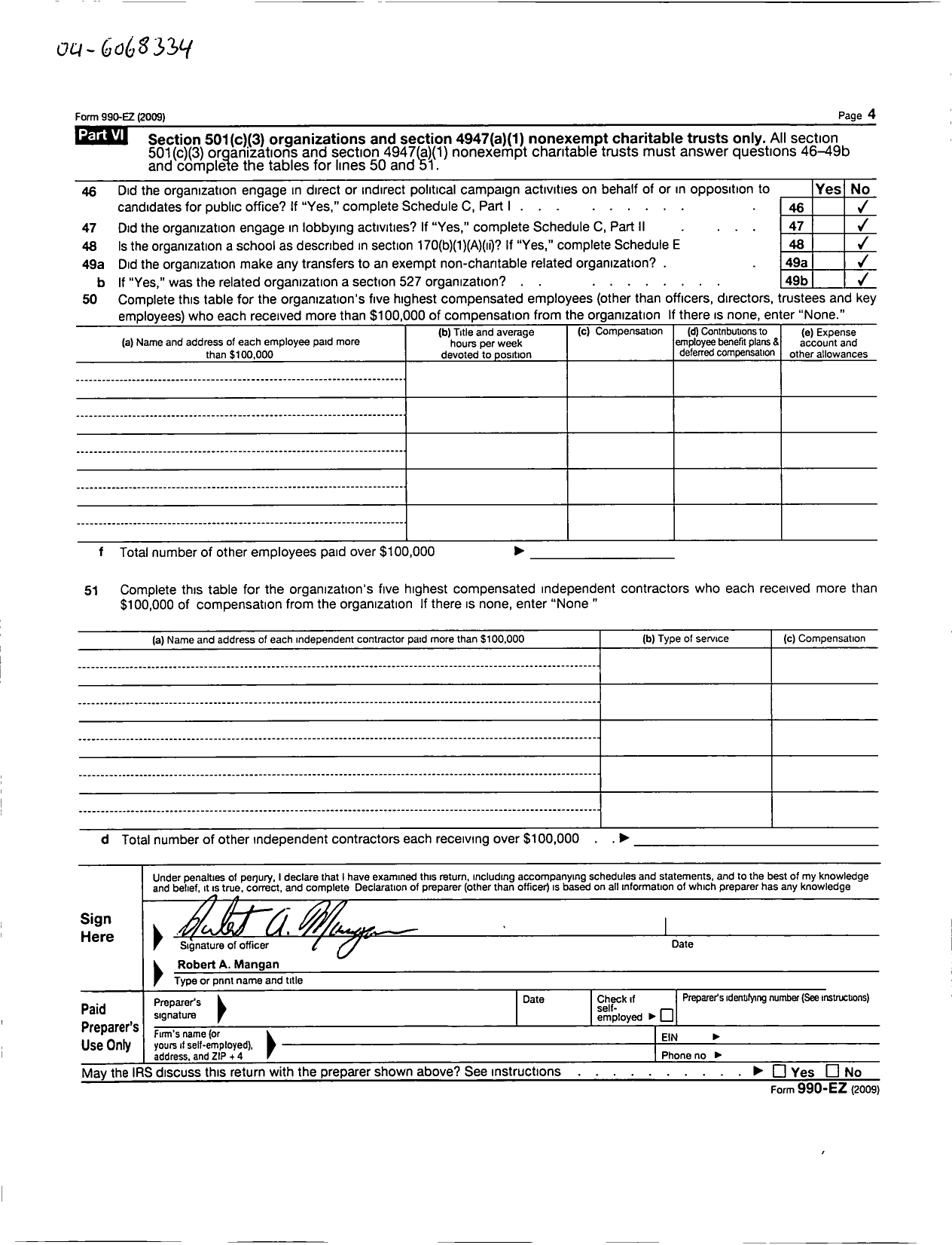 Image of first page of 2008 Form 990EOR for Kiwanis International - K01966 Beverly