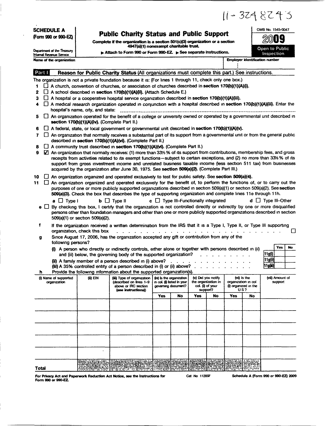 Image of first page of 2009 Form 990ER for Hunters Point Community Coalition