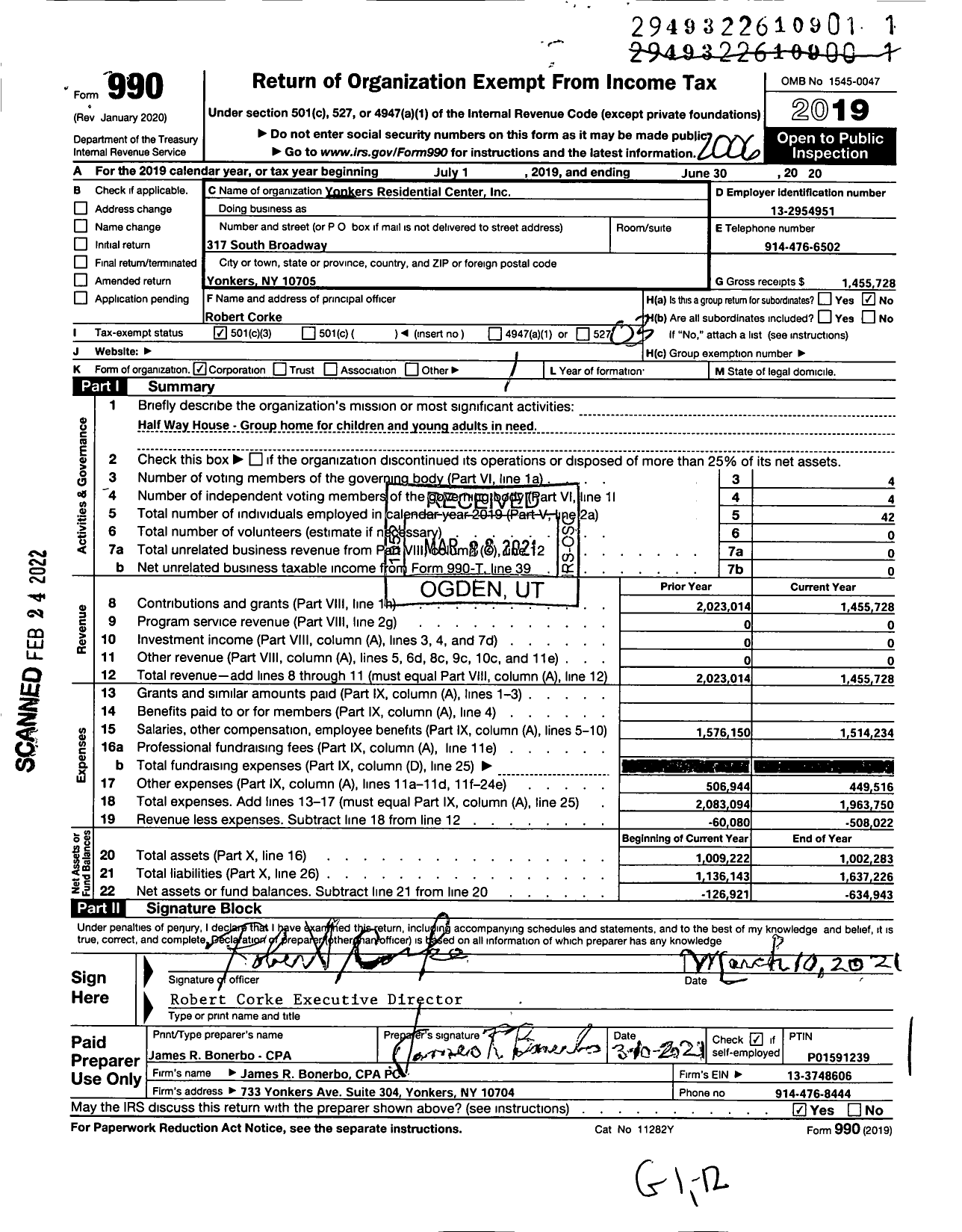 Image of first page of 2019 Form 990 for FindLaw