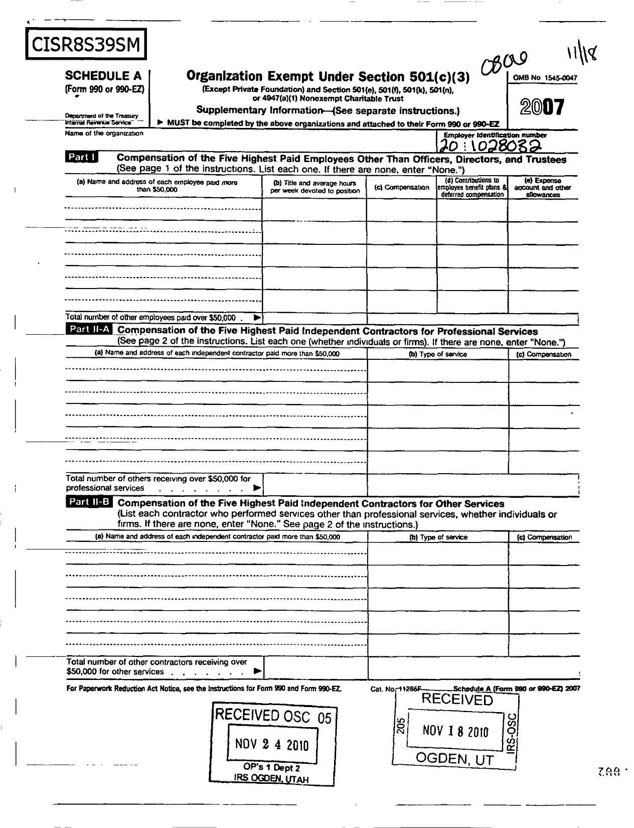 Image of first page of 2007 Form 990ER for Harding University High School Ram Club