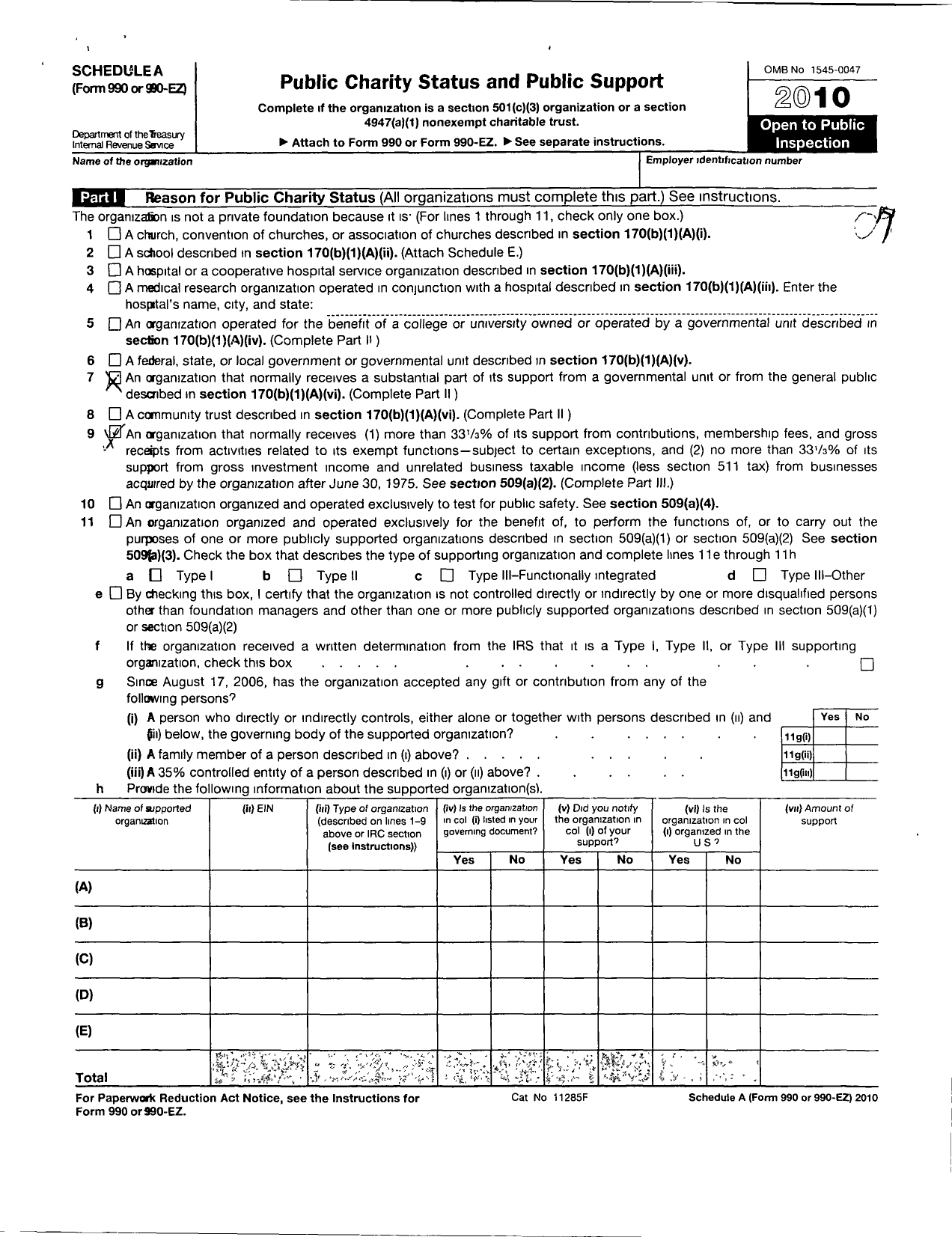 Image of first page of 2010 Form 990ER for Winkler-Loving County Livestock Association