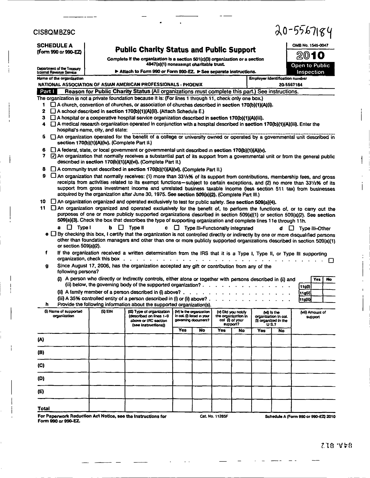 Image of first page of 2010 Form 990ER for Asian Corporate and Entrepreneur Leaders