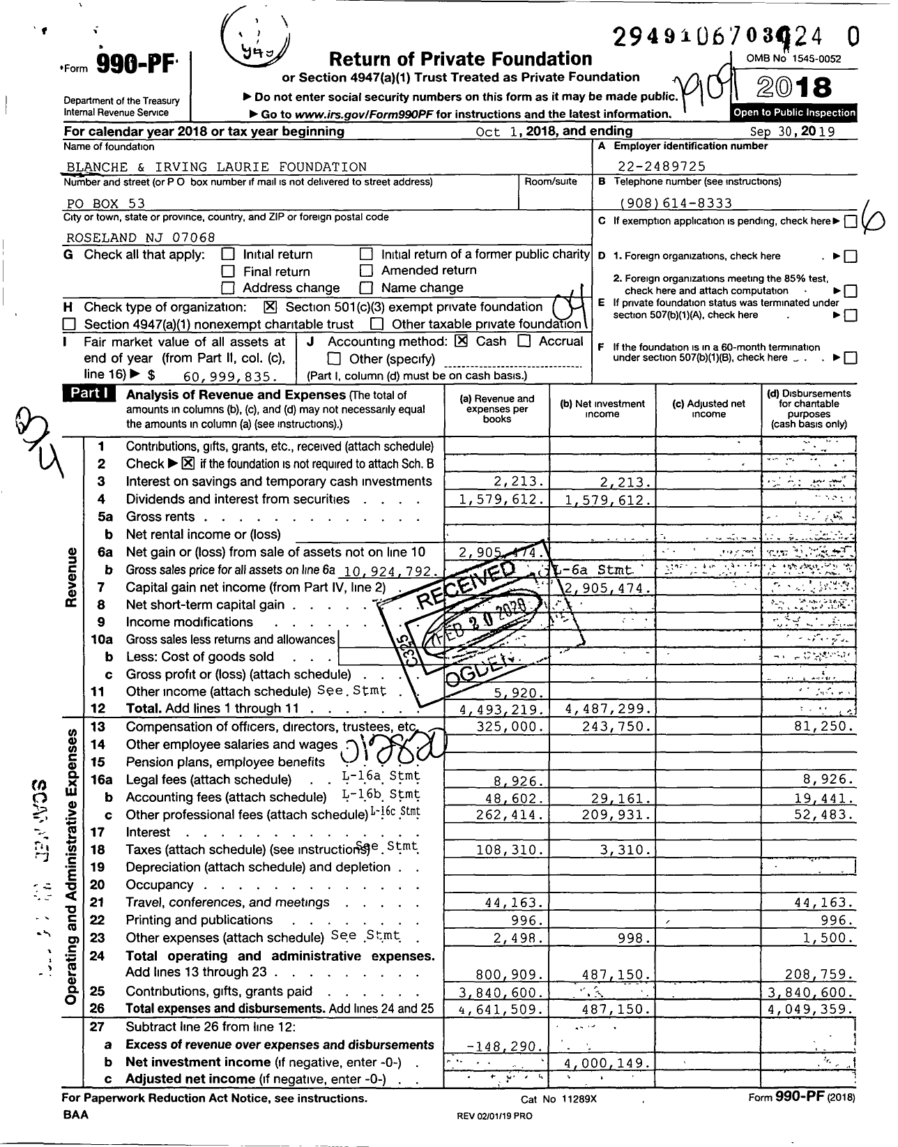 Image of first page of 2018 Form 990PR for The Grantsmanship Center