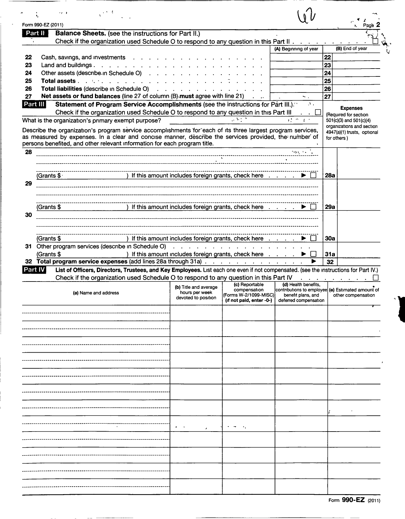 Image of first page of 2011 Form 990EOR for VFW Wi - 6175 James A Quinn