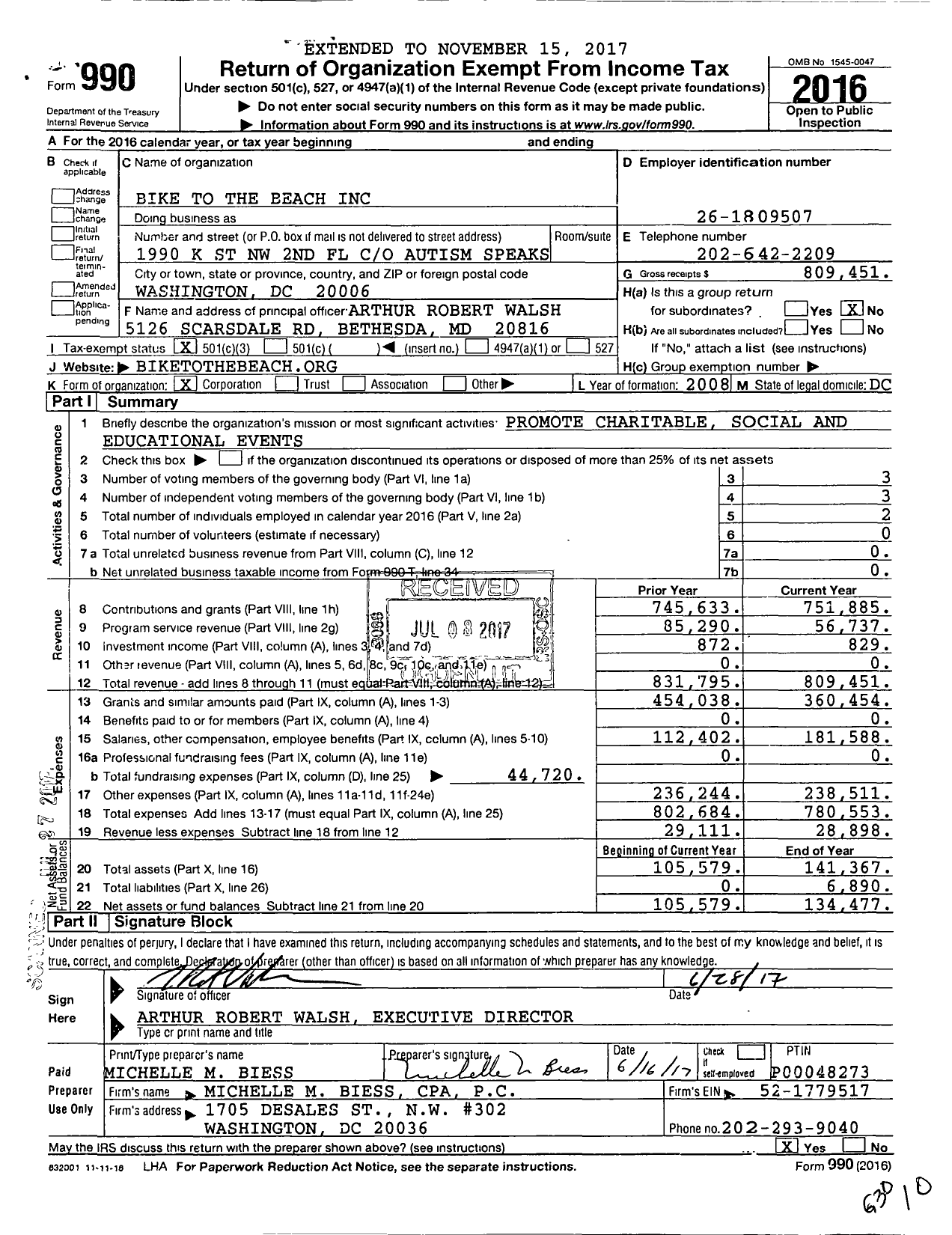 Image of first page of 2016 Form 990 for the Add Impact Network