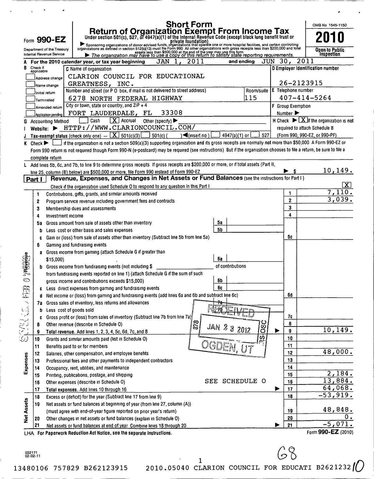 Image of first page of 2010 Form 990EZ for Rethinkforward