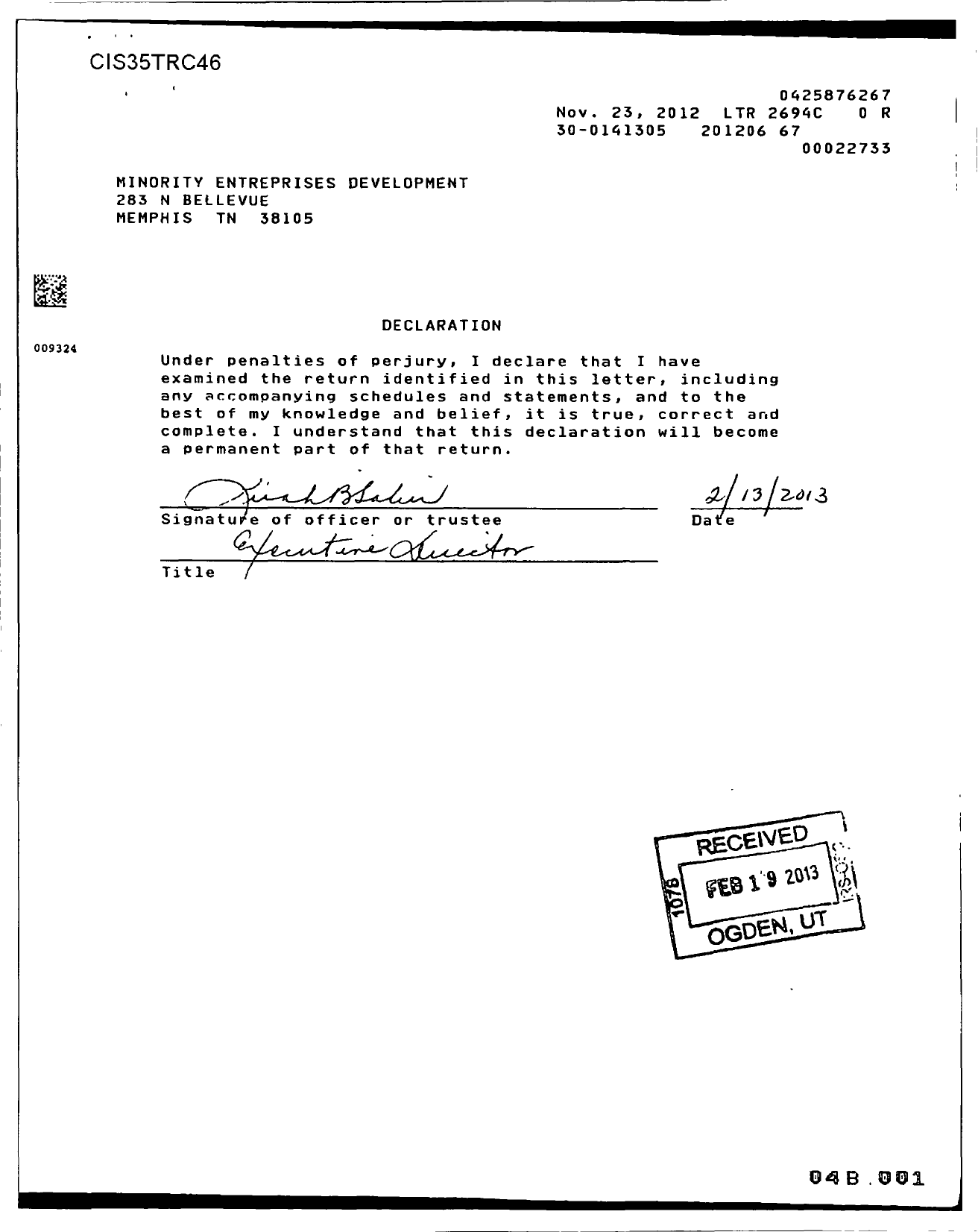 Image of first page of 2011 Form 990R for Minority Enterprise Development Week