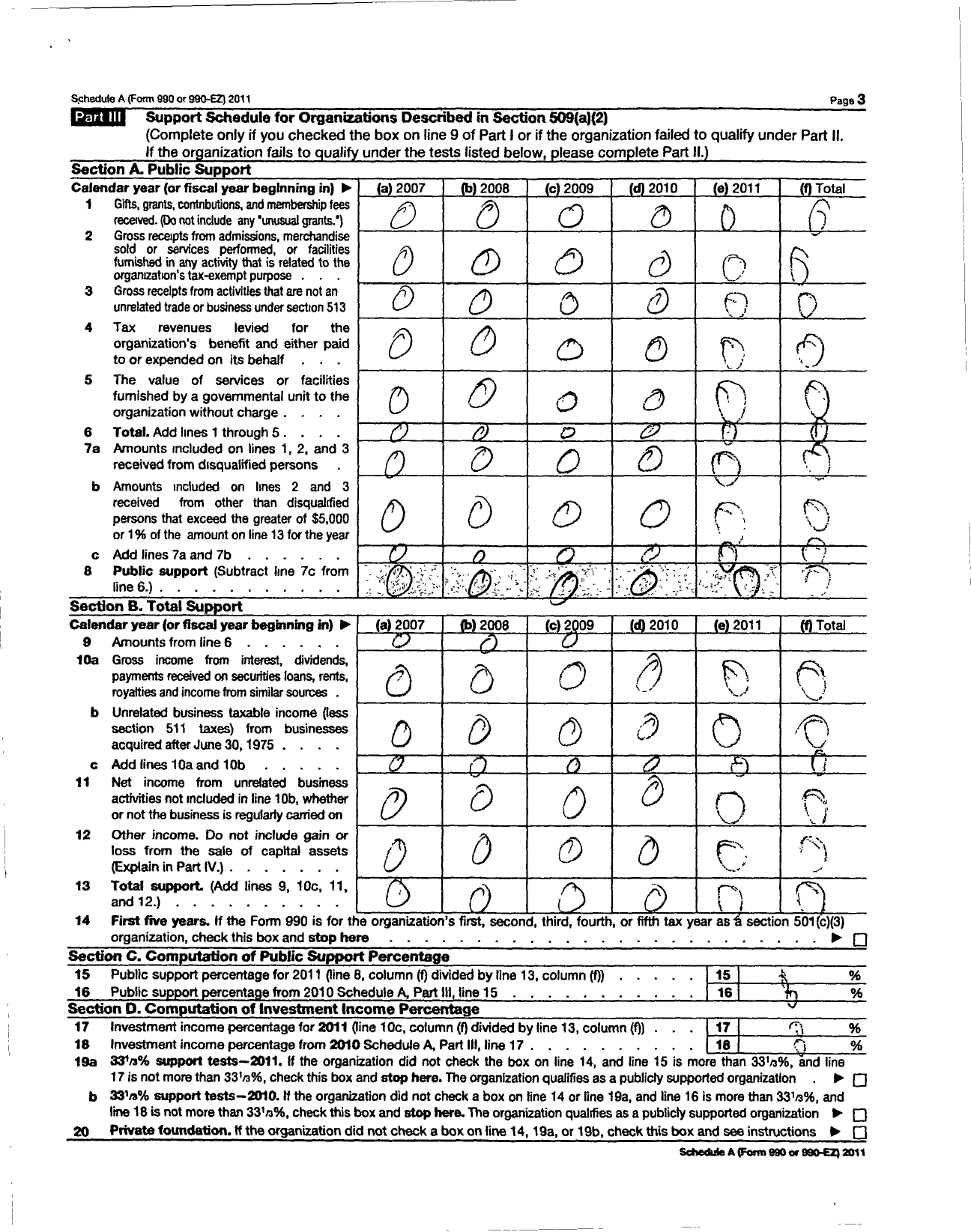 Image of first page of 2011 Form 990ER for Rockdale Temple Women of Reform Judaism Rockdale Temple Sisterhood