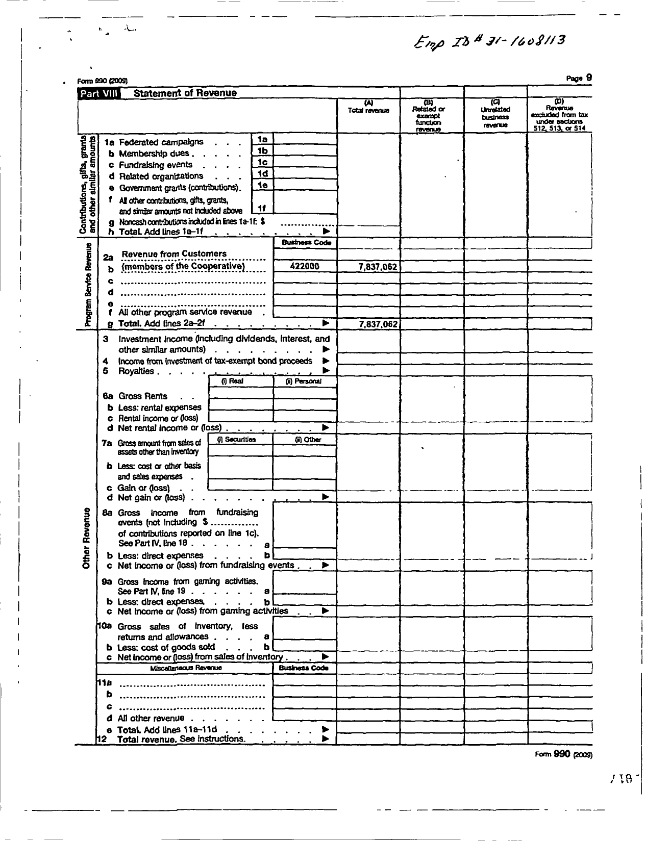 Image of first page of 2009 Form 990R for Energy Cooperative of Ohio