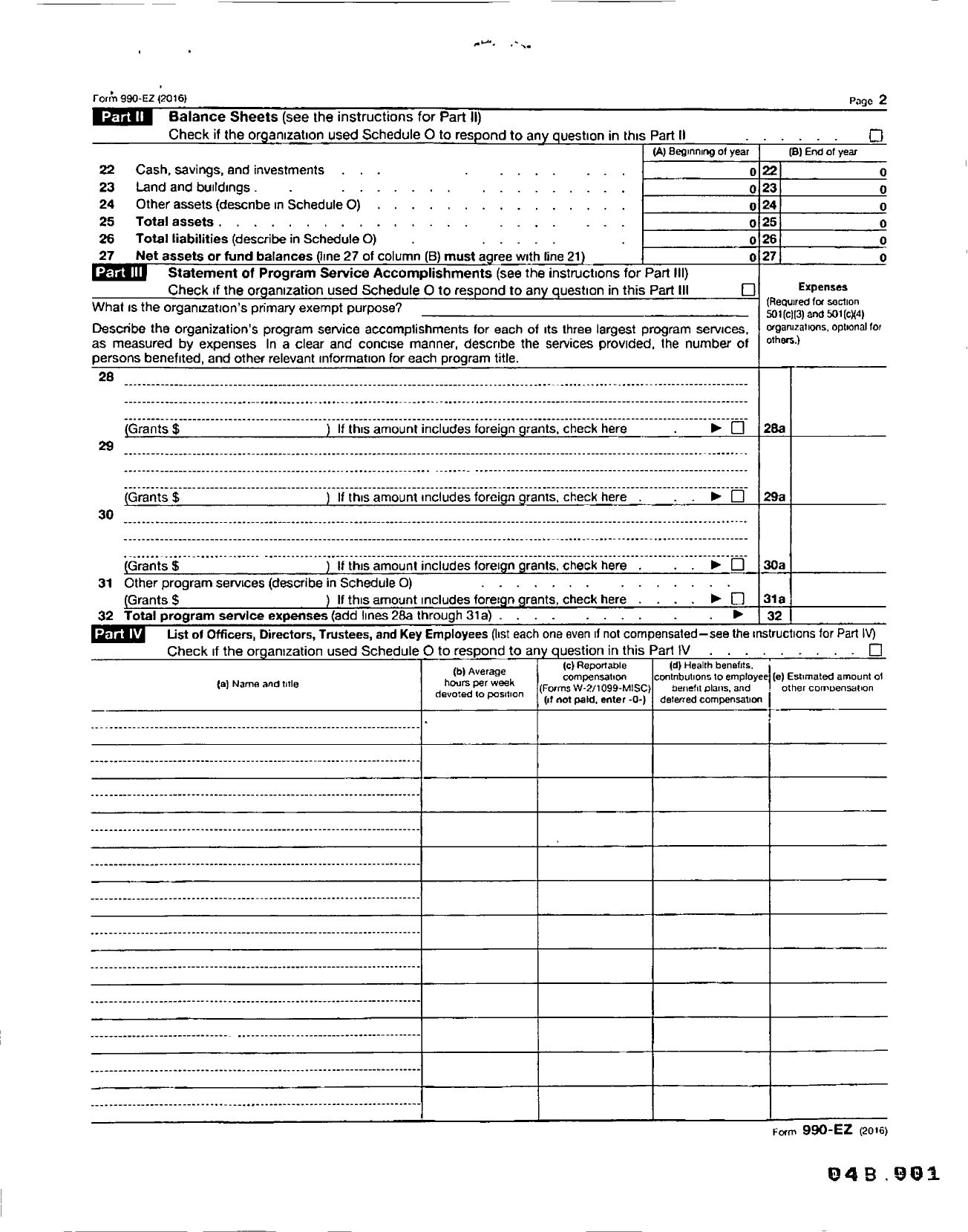 Image of first page of 2015 Form 990ER for Loyal Order of Moose - 86