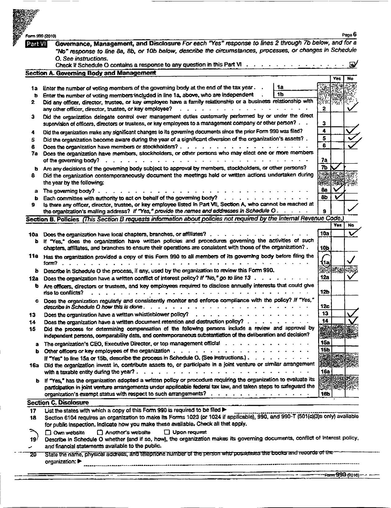 Image of first page of 2010 Form 990R for Baby Toddlers and Child Daycare Center