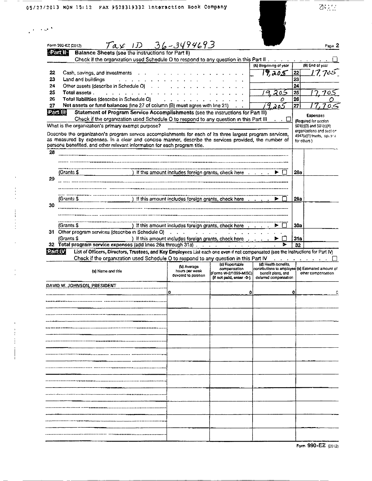 Image of first page of 2012 Form 990ER for Cooperative Learning Institute