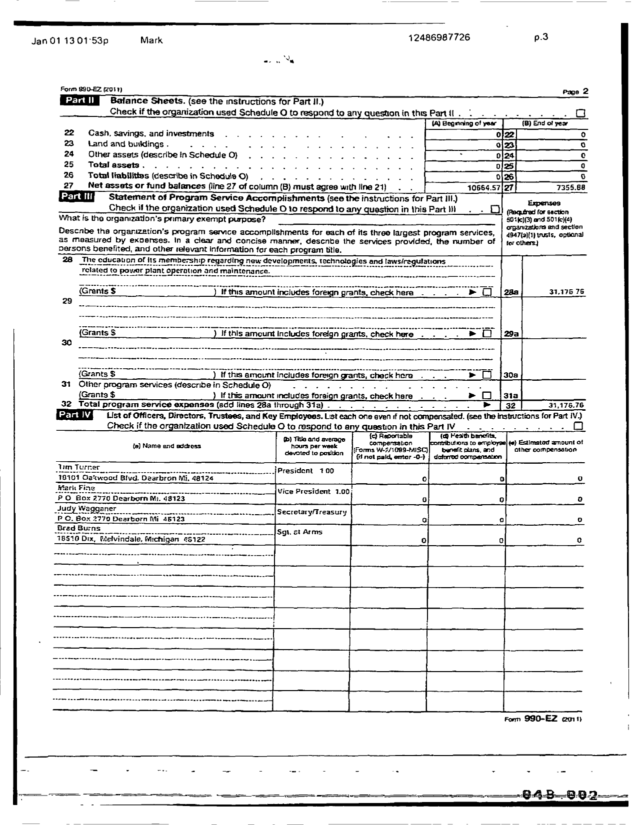 Image of first page of 2011 Form 990ER for South East Michigan Power Plant Engineers Society