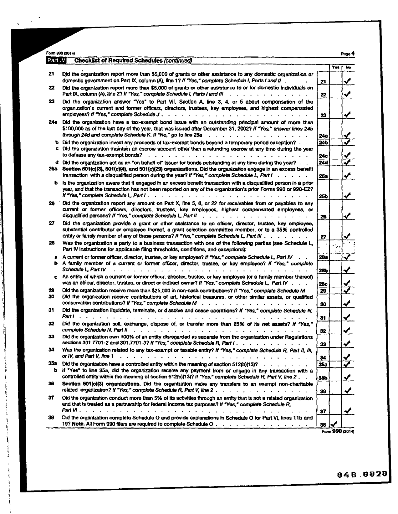 Image of first page of 2014 Form 990R for House of Heroes / South Georgia Chapter