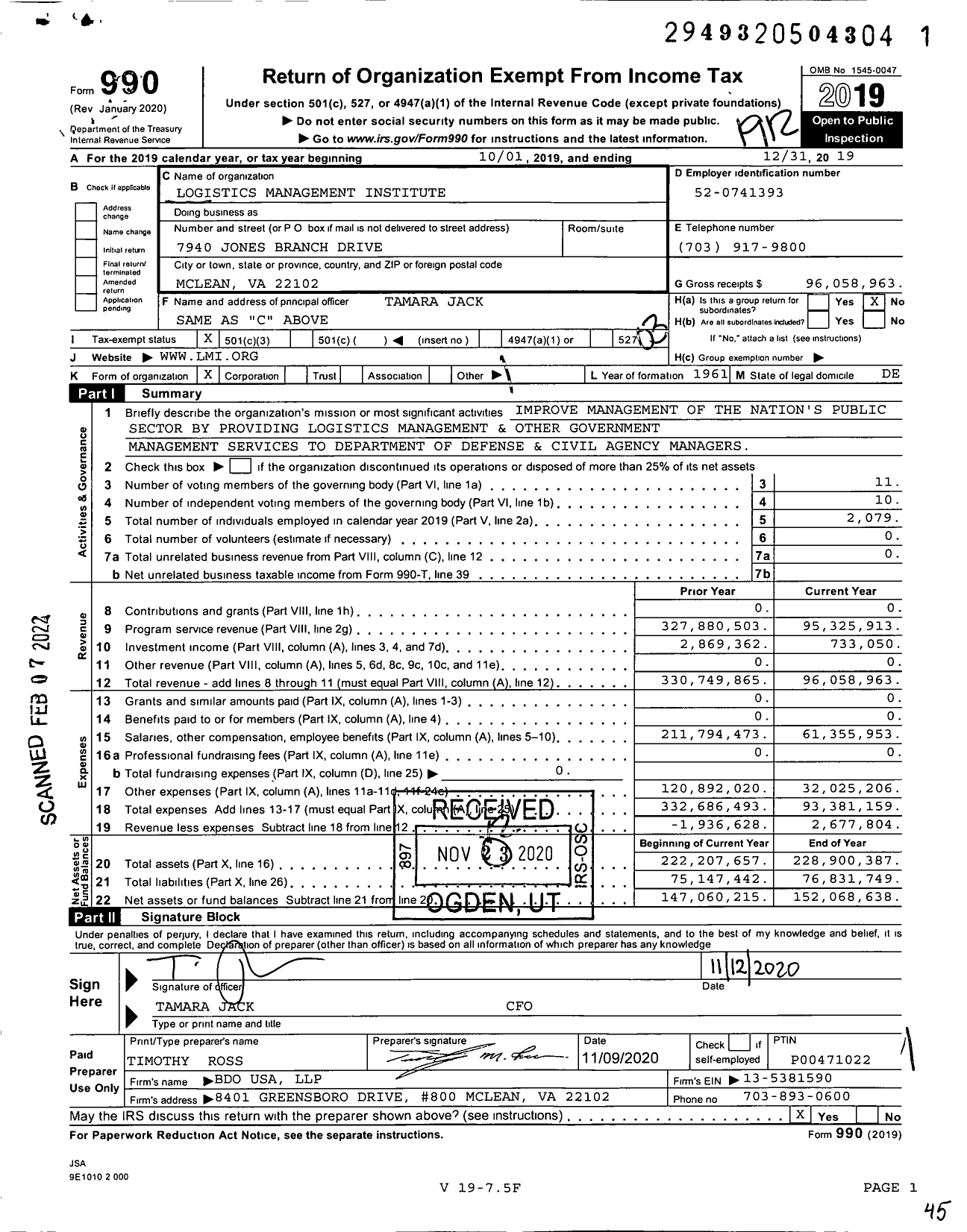 Image of first page of 2019 Form 990 for Noblereach Foundation