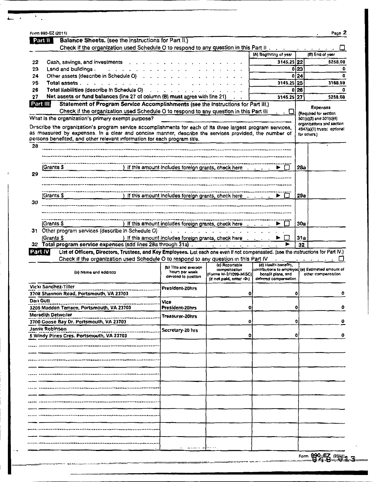 Image of first page of 2009 Form 990ER for Little League Baseball - 3460601 Churchland LL