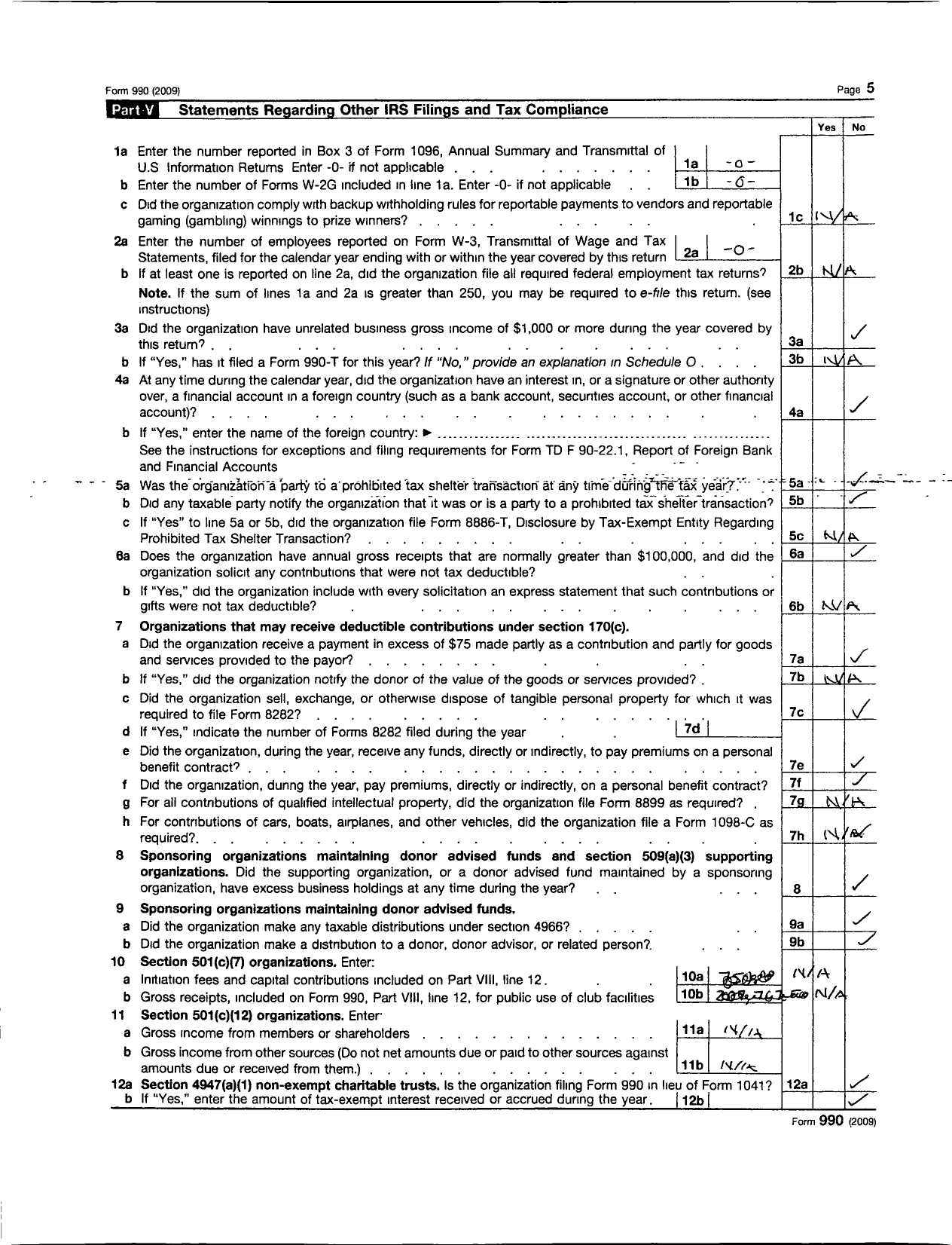 Image of first page of 2009 Form 990OR for Kappa Sigma Fraternity
