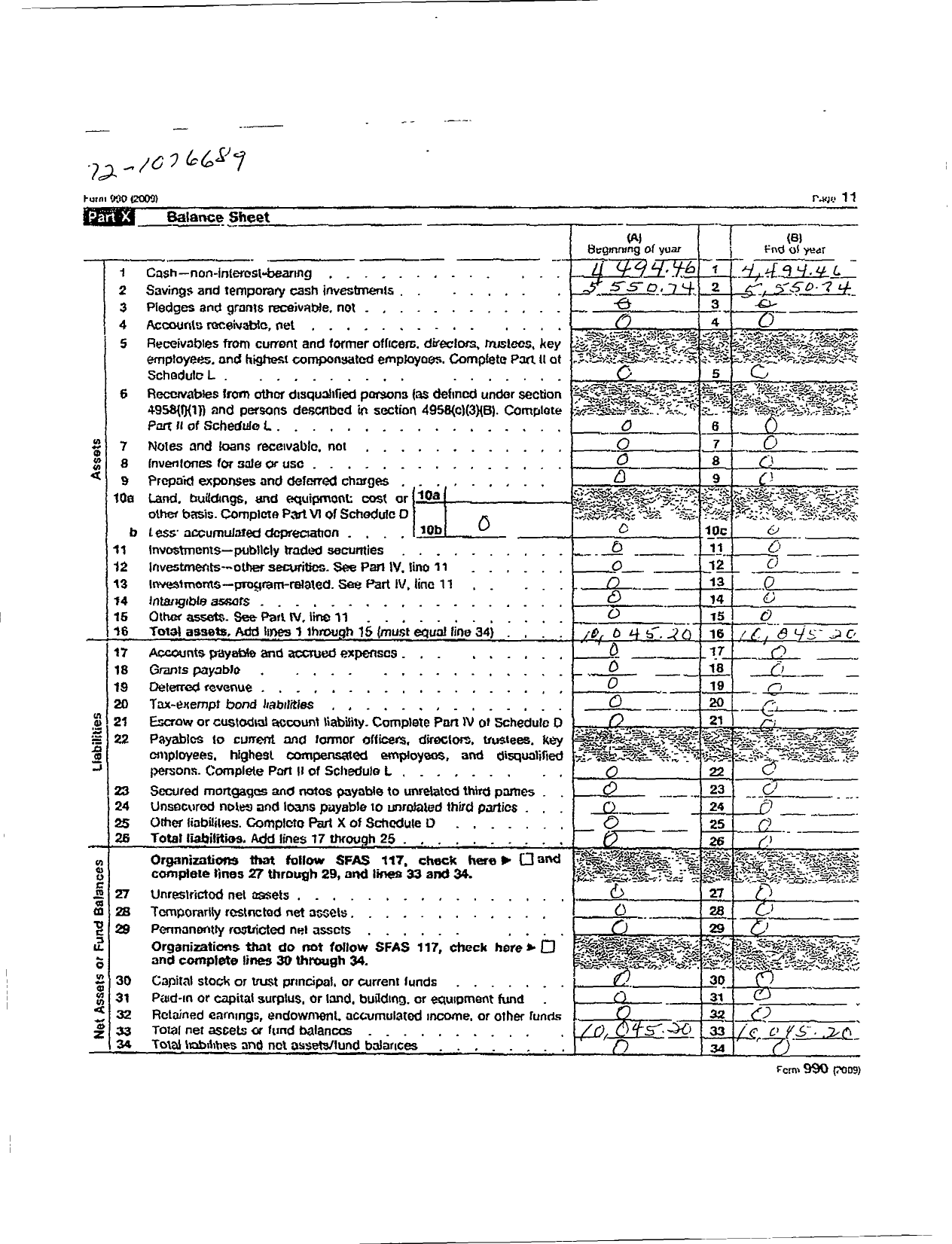 Image of first page of 2009 Form 990R for Women for A Better Louisiana