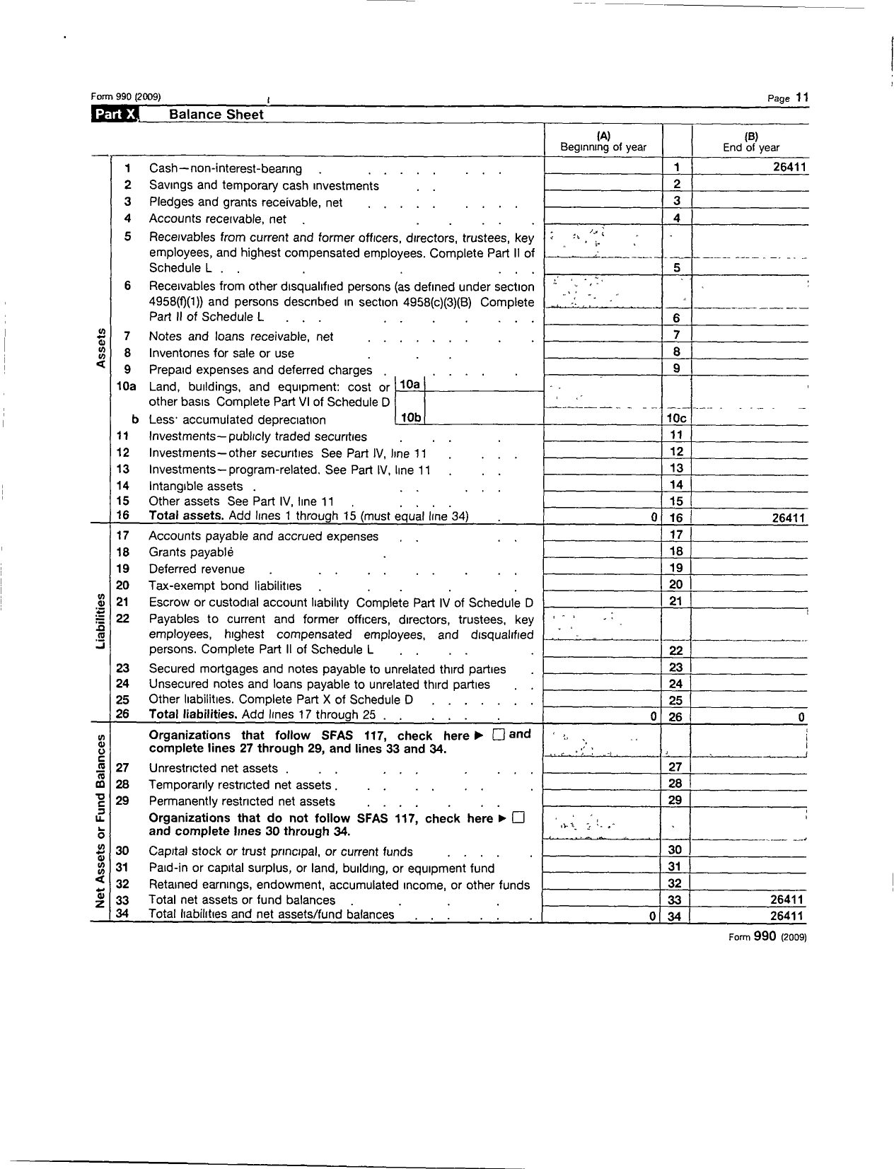 Image of first page of 2009 Form 990R for Guidance