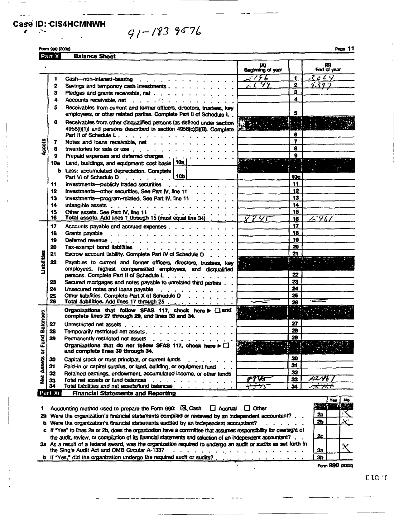 Image of first page of 2008 Form 990R for Hampton University / Raleigh Chapter of Nhaa Inc