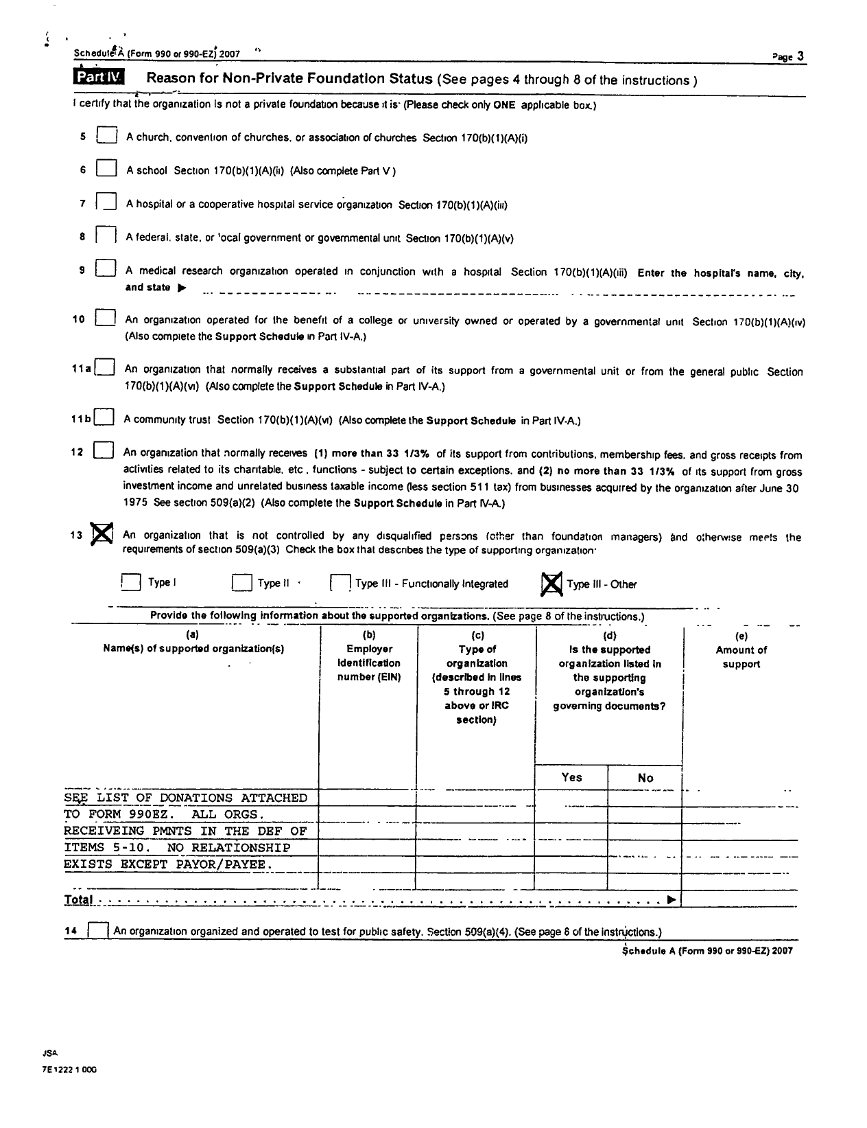 Image of first page of 2007 Form 990ER for Employees of Kenworth Ayd Club