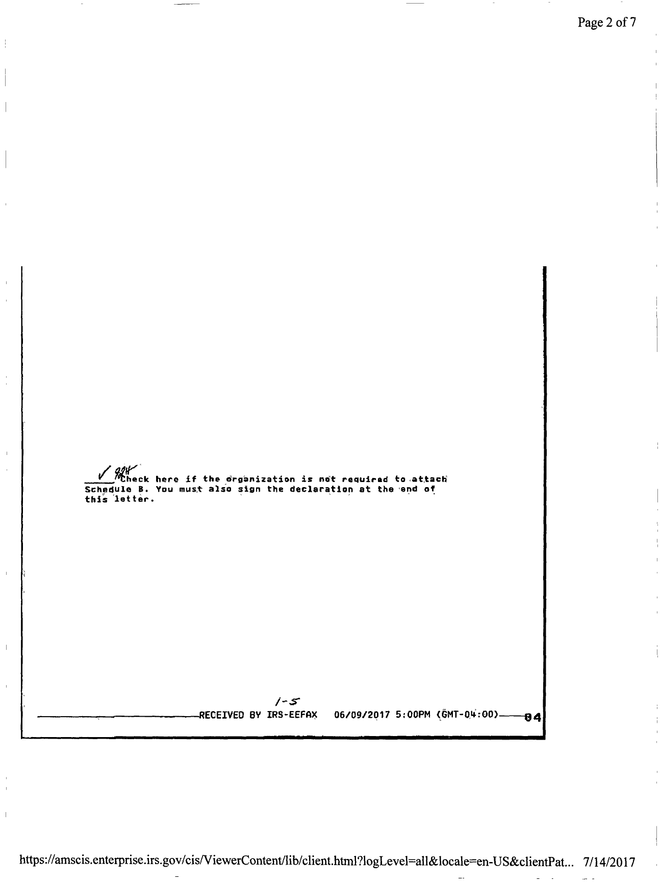 Image of first page of 2015 Form 990ER for Veterans of Foreign Wars of the United States Dept of Oregon - 4116 Rogue River