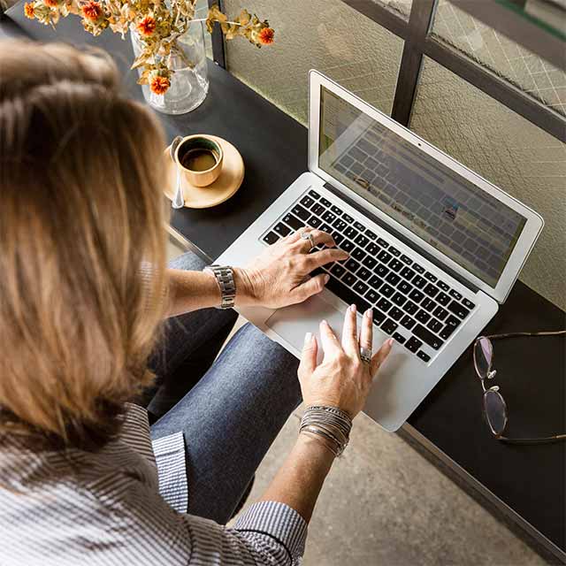 Picture of person working